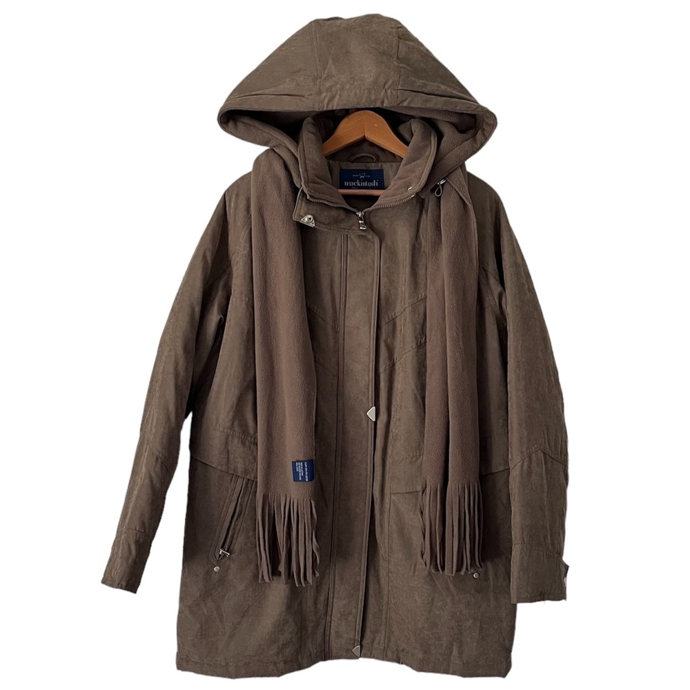 Mackintosh New England Brown Coat Size Medium NWOT
